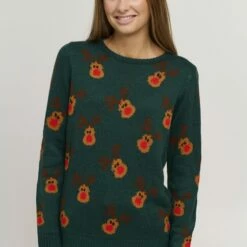 Oxmo OXCHRISTEL - Jersey De Punto - Botanical Garden, Mujer