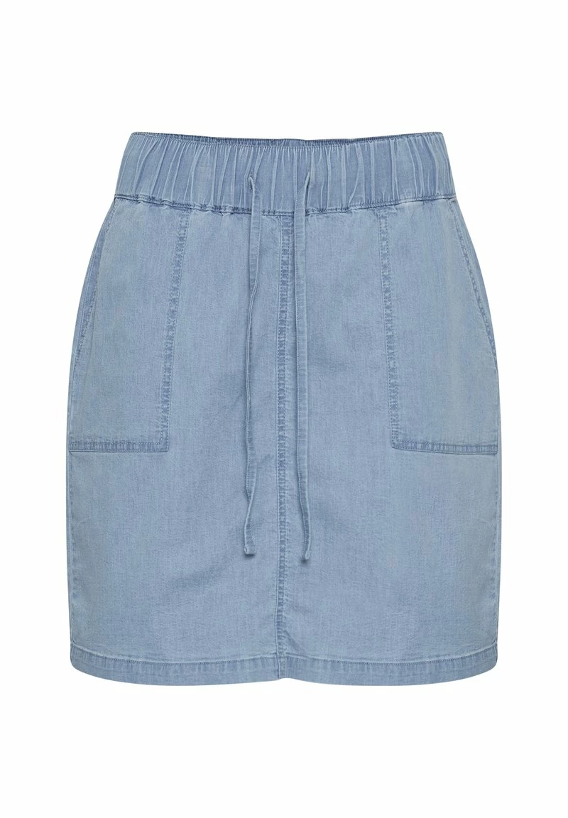 Oxmo OXLILLE - Falda Vaquera - Light Blue Denim , Mujer 5 Oxmo OXLILLE - Falda Vaquera - Light Blue Denim , Mujer - Imagen 5