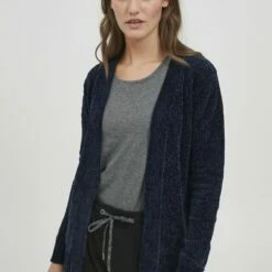 Oxmo OXELISABET - Chaqueta De Punto - Insignia Blue , Hombre