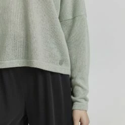 Oxmo KATLA - Jersey De Punto - Aqua Gray, Mujer -Oxmo tienda en línea 3156bc149817432185341e43987744cf