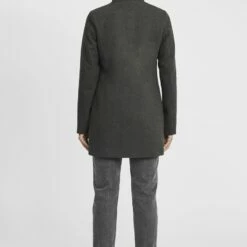 Oxmo OXHERMY - Abrigo Clásico - Dark Grey Melange, Mujer -Oxmo tienda en línea 3162f237c0d343799ae39819f35a8851