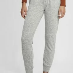 Oxmo OXBENITA - Pantalones Deportivos - Light Grey Melange , Mujer