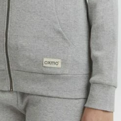 Oxmo OXLOVA - Sudadera Con Cremallera - Light Grey Melange , Mujer -Oxmo tienda en línea 32133ee601724635bdb02ce07ac05f08
