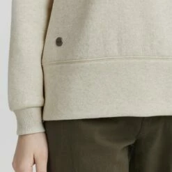 Oxmo HOLMA - Sudadera - Oatmeal Melange, Mujer -Oxmo tienda en línea 32409740746b404980debffa3e6ad984