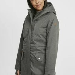 Oxmo OXBELLA - Parka - Dark Grey , Mujer