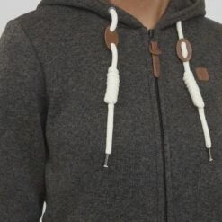 Oxmo OXTHORY - Sudadera Con Cremallera - True Black , Mujer -Oxmo tienda en línea 34f1350e5e7c4bebb875c42f86d24274