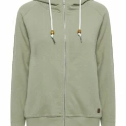 Oxmo OXULLA - Sudadera Con Cremallera - Seagrass , Mujer -Oxmo tienda en línea 37b04733bdbf482488e7bef695679971