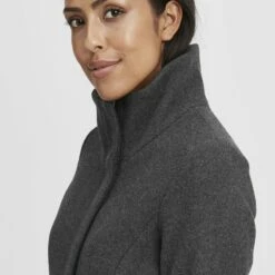 Oxmo OXWOLKE - Abrigo Clásico - Dar Grey M , Mujer -Oxmo tienda en línea 393df25d336e41f0a733816fde0c3959