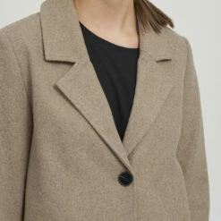 Oxmo OXNETA - Abrigo Clásico - Dune Melange , Mujer -Oxmo tienda en línea 3b2a0a9935334a91ae3b70d13e782543