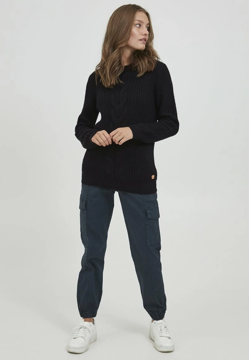 Oxmo OXNATASJA - Jersey De Punto - Black , Mujer 2 Oxmo OXNATASJA - Jersey De Punto - Black , Mujer - Imagen 2