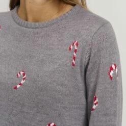 Oxmo OXCHRISTEL - Jersey De Punto - Medium Grey Melange, Mujer -Oxmo tienda en línea 3bfefa85492444aa83f7e5603fc44bdb