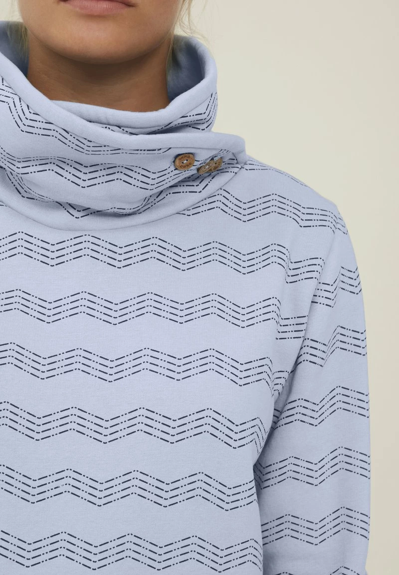 Oxmo OXVERNITA - Sudadera - Brunnera Blue , Mujer 4 Oxmo OXVERNITA - Sudadera - Brunnera Blue , Mujer - Imagen 4