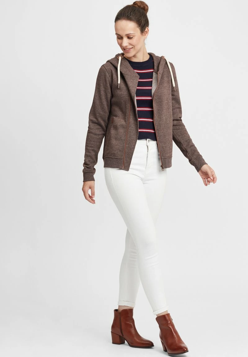 Oxmo OXVICKY - Sudadera Con Cremallera - Coffe B Me , Mujer 2 Oxmo OXVICKY - Sudadera Con Cremallera - Coffe B Me , Mujer - Imagen 2