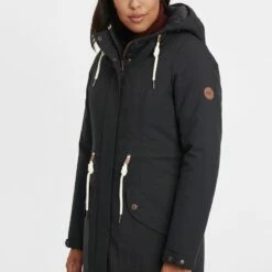 Oxmo OXMELLY - Abrigo De Invierno - Black , Mujer