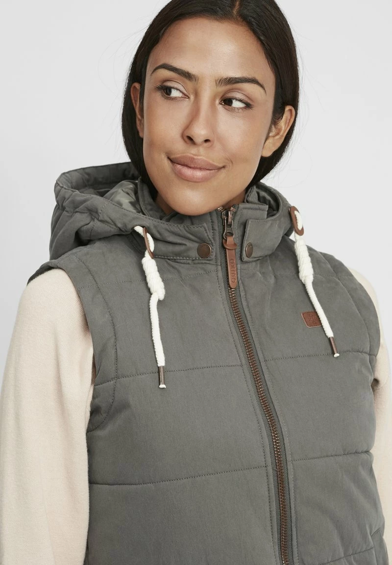 Oxmo OXLEW - Chaleco - Dark Grey , Mujer 4 Oxmo OXLEW - Chaleco - Dark Grey , Mujer - Imagen 4