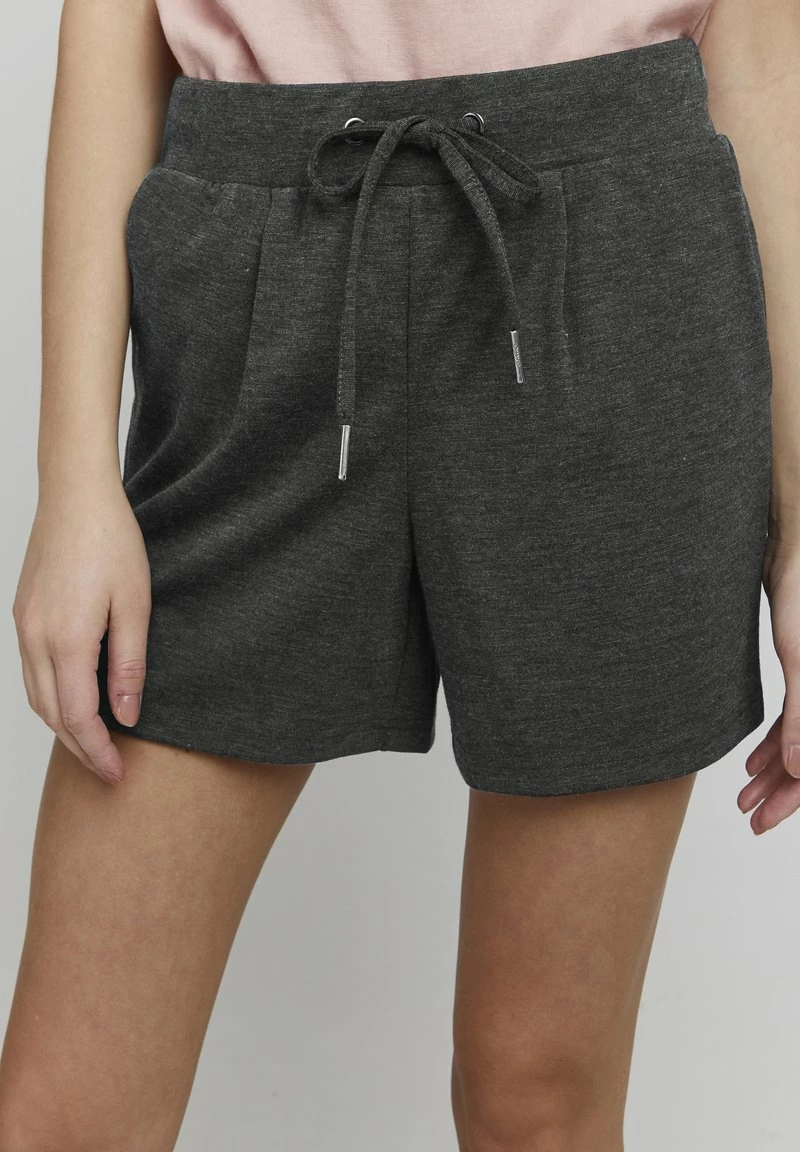 Oxmo ANNIK - Shorts - Medium Grey Melange , Mujer 4 Oxmo ANNIK - Shorts - Medium Grey Melange , Mujer - Imagen 4