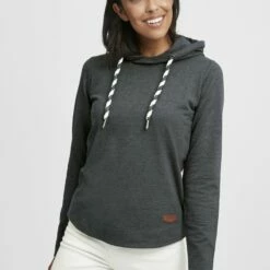Oxmo OXWANDY - Jersey Con Capucha - Dar Grey M , Mujer