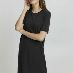 Oxmo BRINJA - Vestido Ligero - Black , Mujer