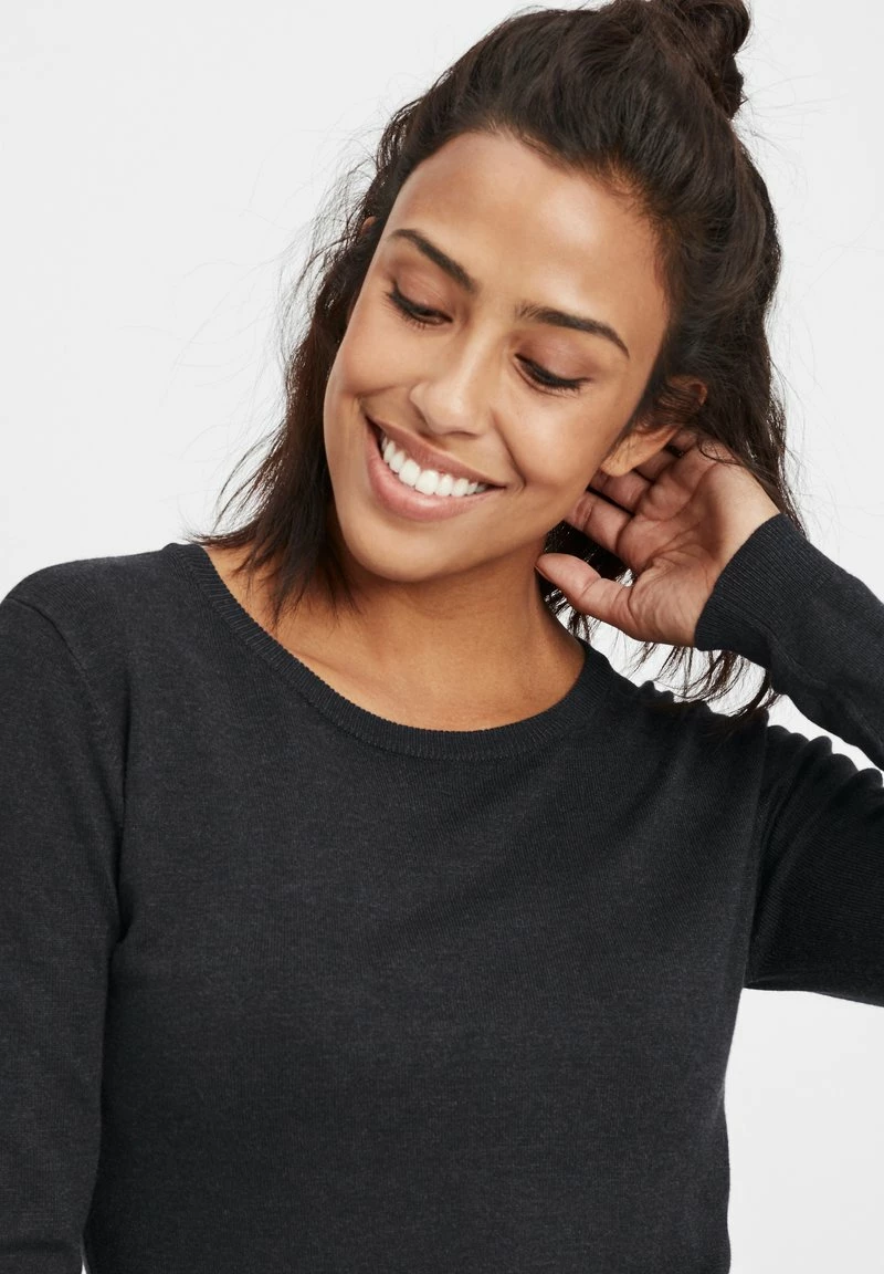 Oxmo OXEDDA - Jersey De Punto - Dar Grey M , Mujer 4 Oxmo OXEDDA - Jersey De Punto - Dar Grey M , Mujer - Imagen 4