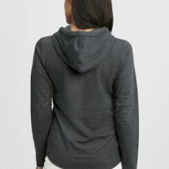 Oxmo OXWANDY - Jersey Con Capucha - Dar Grey M , Mujer -Oxmo tienda en línea 4504d1add9344cbda53c2b66e4c2a2d7