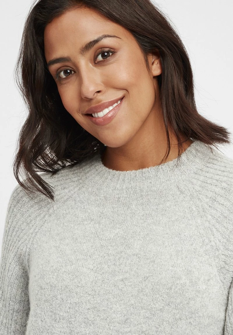 Oxmo OXGIANNA - Jersey De Punto - Light Grey Melange, Mujer 4 Oxmo OXGIANNA - Jersey De Punto - Light Grey Melange, Mujer - Imagen 4