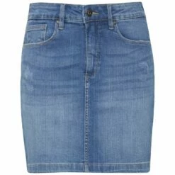 Oxmo OXADRIA - Falda Vaquera - Light Blue , Mujer -Oxmo tienda en línea 4556cd1afe064611887459036433affd