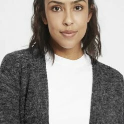 Oxmo OXNELI - Chaqueta De Punto - Charcoal, Mujer -Oxmo tienda en línea 45ea25505a6c43b294abc61c5ce687ec