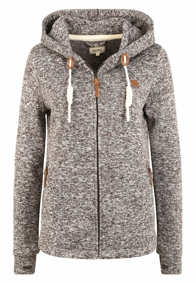 Oxmo OXTHORY - Sudadera Con Cremallera - Coffee Bea , Mujer 6 Oxmo OXTHORY - Sudadera Con Cremallera - Coffee Bea , Mujer - Imagen 6