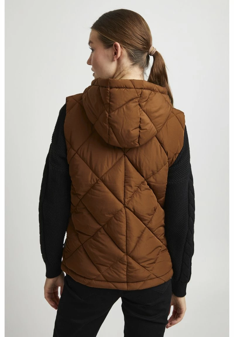 Oxmo OXSTANA - Chaleco - Tortoise Shell , Mujer 3 Oxmo OXSTANA - Chaleco - Tortoise Shell , Mujer - Imagen 3