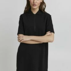 Oxmo JONNA - Vestido Ligero - Black , Mujer