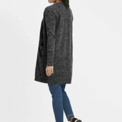 Oxmo OXNELI - Chaqueta De Punto - Charcoal, Mujer -Oxmo tienda en línea 49138c9d1f5c47c1aec366b2ca2acbce