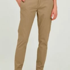 Oxmo OXPILAR - Pantalones Chinos - Silver Mink , Mujer