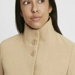 Oxmo OXHERMY - Abrigo Clásico - Dune Melange, Mujer -Oxmo tienda en línea 4af2b2913905408bbfa6b73e7abb846b