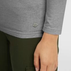 Oxmo OXROSA - Camiseta De Manga Larga - Medium Grey Melange , Mujer -Oxmo tienda en línea 4afc15146b74420ebbb9ae19c0da43ae