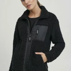 Oxmo OXELLIN - Forro Polar - Black , Mujer