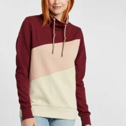 Oxmo OXAGDA - Sudadera - Wine Red , Mujer