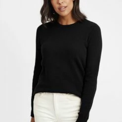 Oxmo OXSARAH - Jersey De Punto - Black , Mujer