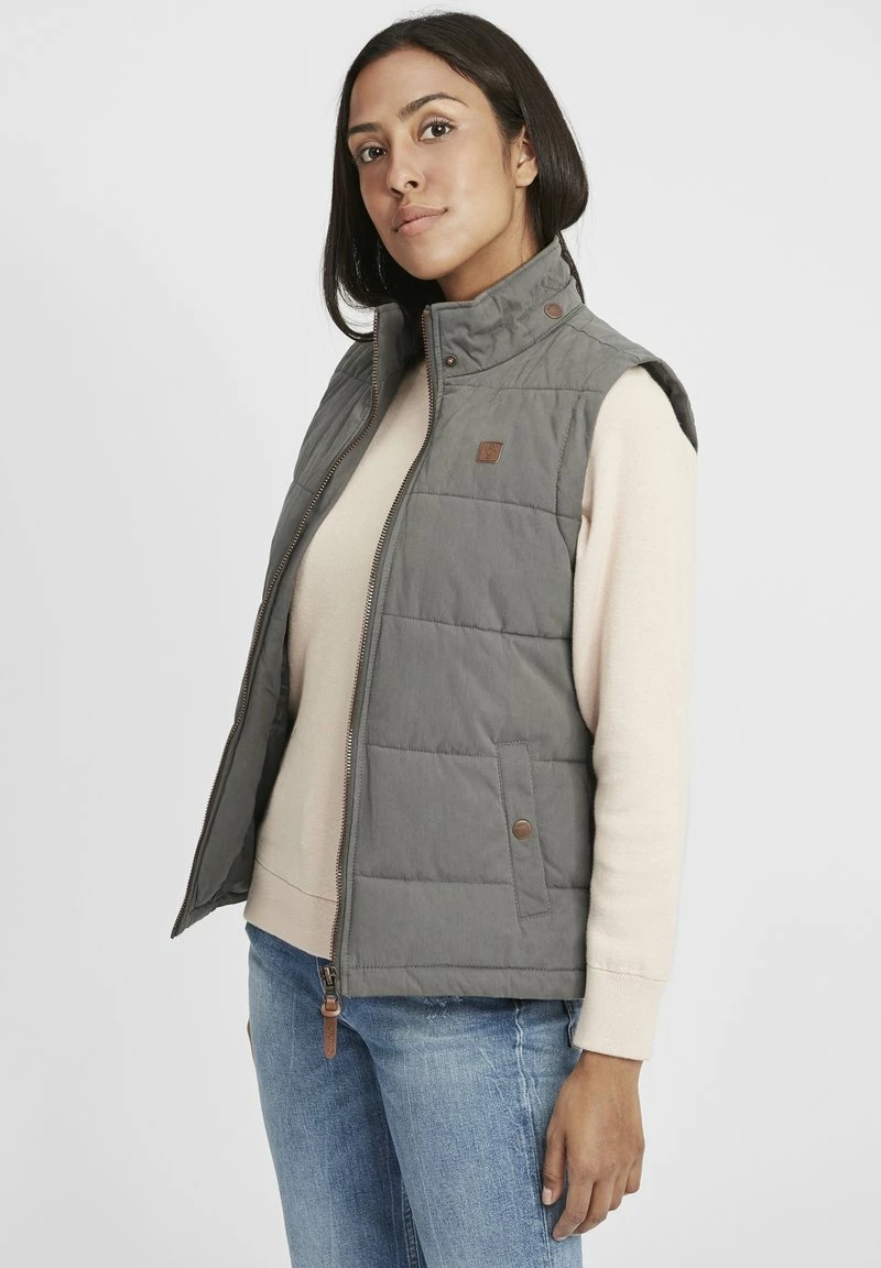 Oxmo OXLEW - Chaleco - Dark Grey , Mujer 6 Oxmo OXLEW - Chaleco - Dark Grey , Mujer - Imagen 6