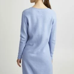 Oxmo OXIDA - Vestido De Punto - Brunnera Blue Melange , Mujer -Oxmo tienda en línea 4fbb061459314b07912c156fe142399b