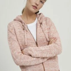 Oxmo OXPHILADELPHIA - Chaqueta De Punto - Powder Ros, Mujer