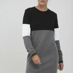 Oxmo OXSWEAT - Vestido Ligero - Black , Mujer