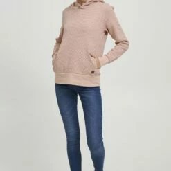 Oxmo OXVERA - Jersey Con Capucha - Mahogany Rose , Mujer