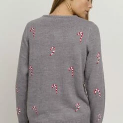 Oxmo OXCHRISTEL - Jersey De Punto - Medium Grey Melange, Mujer -Oxmo tienda en línea 5222a0d8a8524649b539979a935b2481