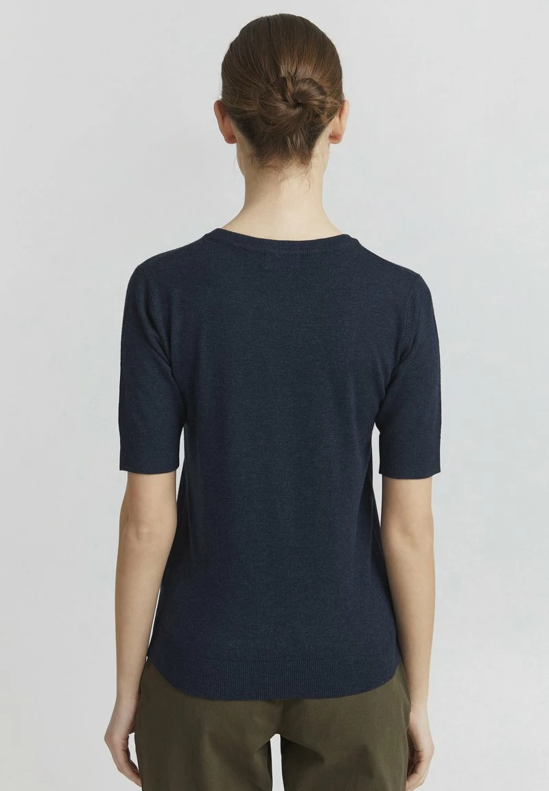 Oxmo OXHELIN - Camiseta Básica - Total Eclipse Melange , Mujer 3 Oxmo OXHELIN - Camiseta Básica - Total Eclipse Melange , Mujer - Imagen 3