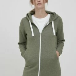 Oxmo OXOLINDA - Sudadera Con Cremallera - Clim. Ivy , Mujer