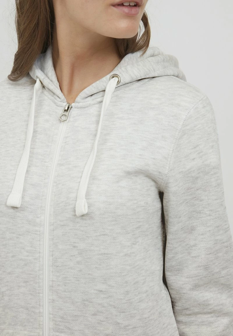 Oxmo OXOLINDA - Chaqueta De Punto - Oyster Gray Melange , Mujer 4 Oxmo OXOLINDA - Chaqueta De Punto - Oyster Gray Melange , Mujer - Imagen 4