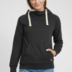 Oxmo OXJULIA - Jersey Con Capucha - Black , Mujer
