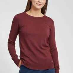 Oxmo OXWINOVA - Jersey De Punto - Chocolate Truffle , Mujer