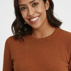 Oxmo OXSARAH - Jersey De Punto - Cinnamon, Mujer -Oxmo tienda en línea 5bc520e693bf4e5d863b86871fe9e914