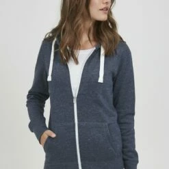 Oxmo OXOLINDA - Chaqueta De Punto - Ins Blue M , Mujer